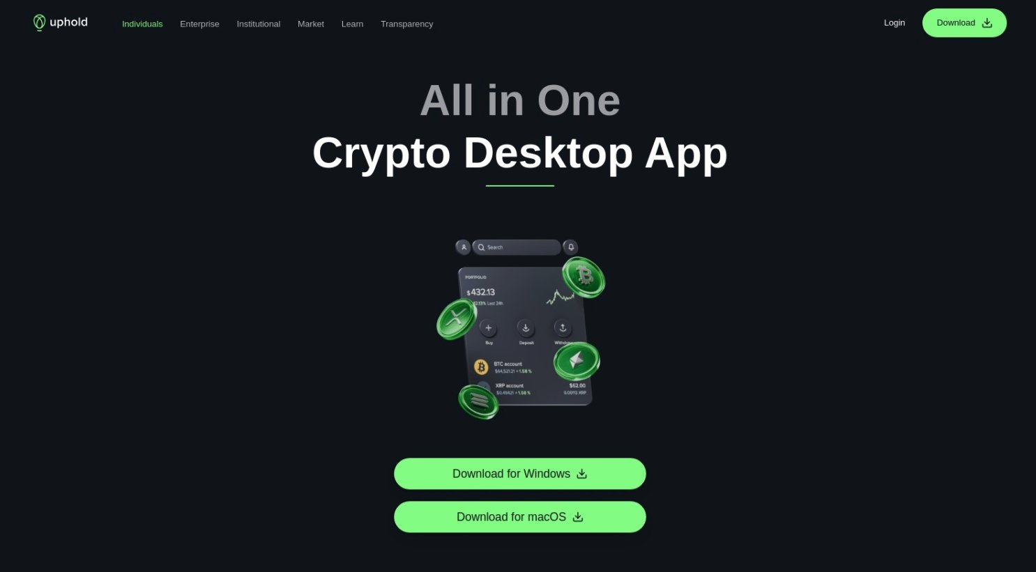 Uphold Phishing Website